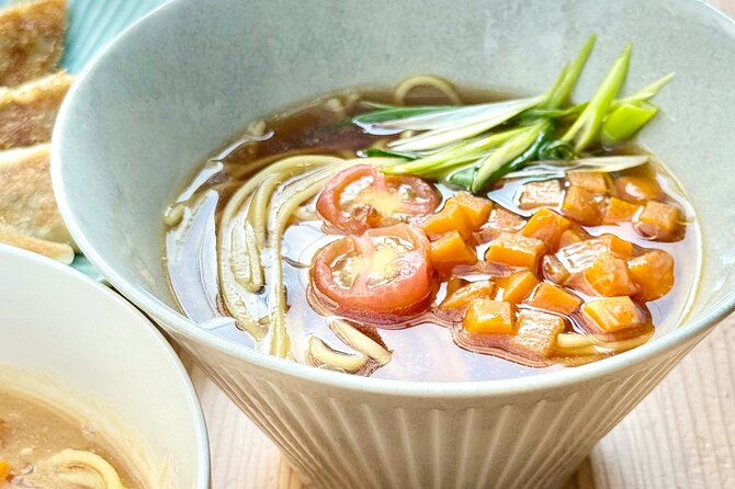 Arashiyama's Best Vegan Ramen & Gyoza Class - Building the two secret umami broths