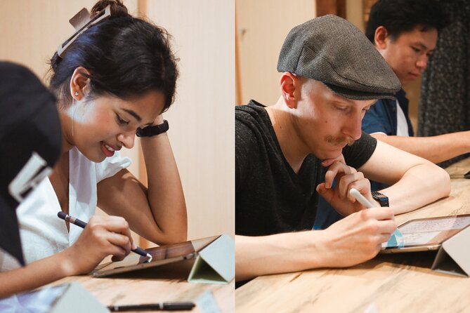 Calligraphy & Digital Art Workshop in Kyoto - The First 30 Minutes: Calligraphy or Suibokuga