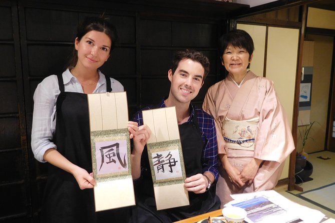 Calligraphy Experience in Kyoto Townhouse - The value of $58.64 per person