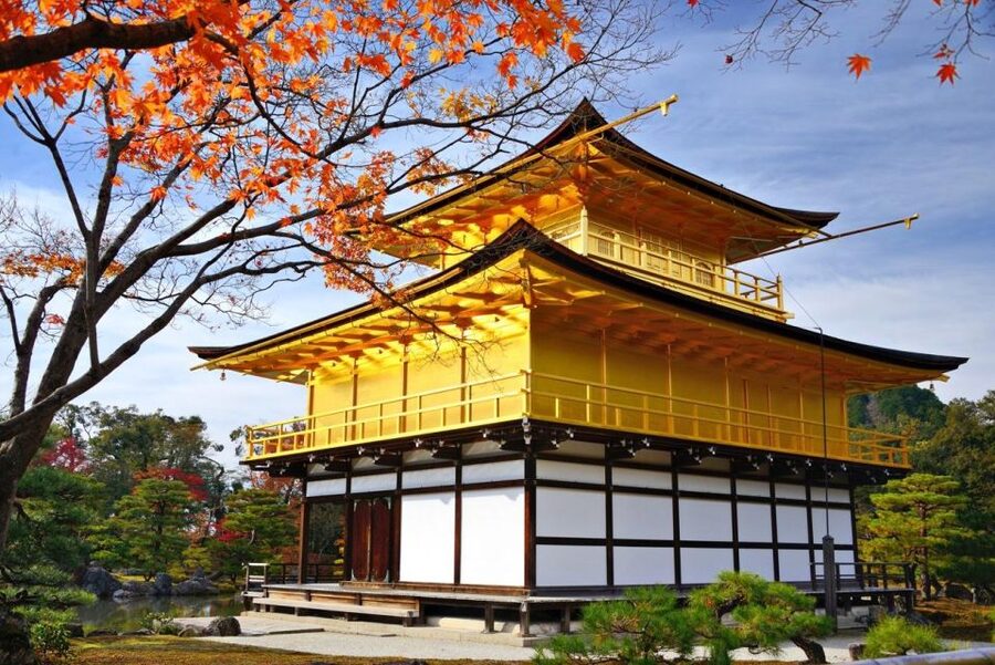 Golden Pavilion, Nijo Castle, & Nishiki Market Half day tour - Kinkaku-ji and the famous golden reflection