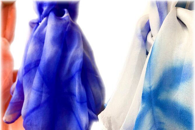 Hanakoushi cotton Scarf Class - The museum visit while your fabric dries