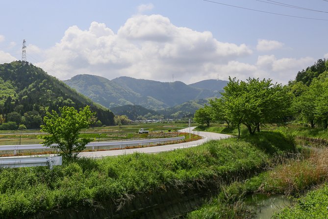 Japan's Rural Life & Nature: Private Half Day Cycling Near Kyoto - Rice fields built from a former lake