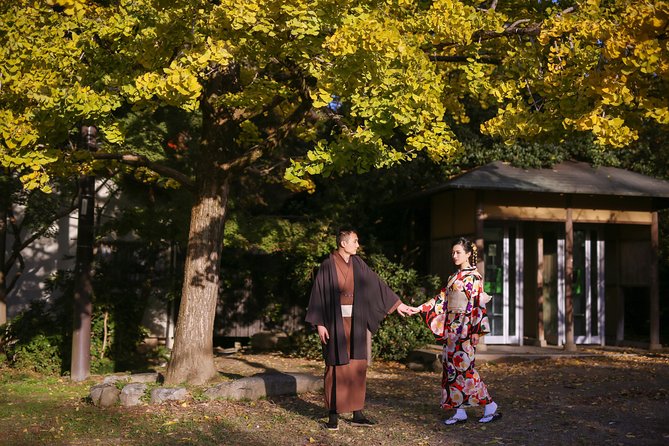 Kimono rental - Choosing a kimono from the available selection