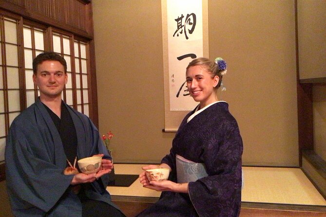 Kimono Tea Ceremony at Kyoto Maikoya, NISHIKI - A small-group setting with one point to clarify