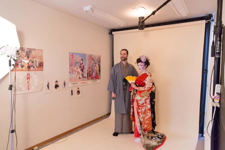 Kyoto: 2-Hour Maiko Makeover and Photo Studio Shoot - Learning to pose and walk before the camera