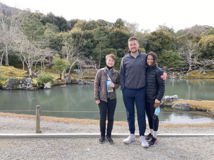 Kyoto: Afternoon Bamboo Forest and Monkey Park Bike Tour - Tenryuji’s gardens and temple setting