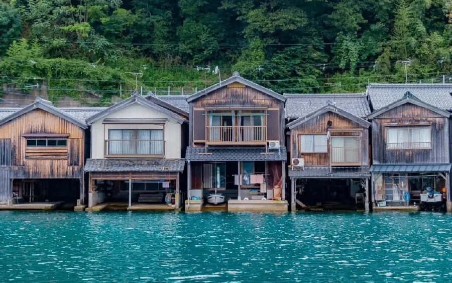 Kyoto Amanohashidate,Ine Bay Trip with Optional boat/Ropeway - The ropeway and upside-down view