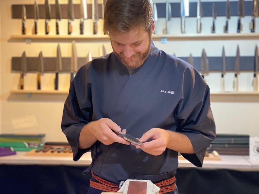 Kyoto: Beginner Knife Sharpening & Handle Fitting Workshop - What happens during the two-hour Kyoto workshop