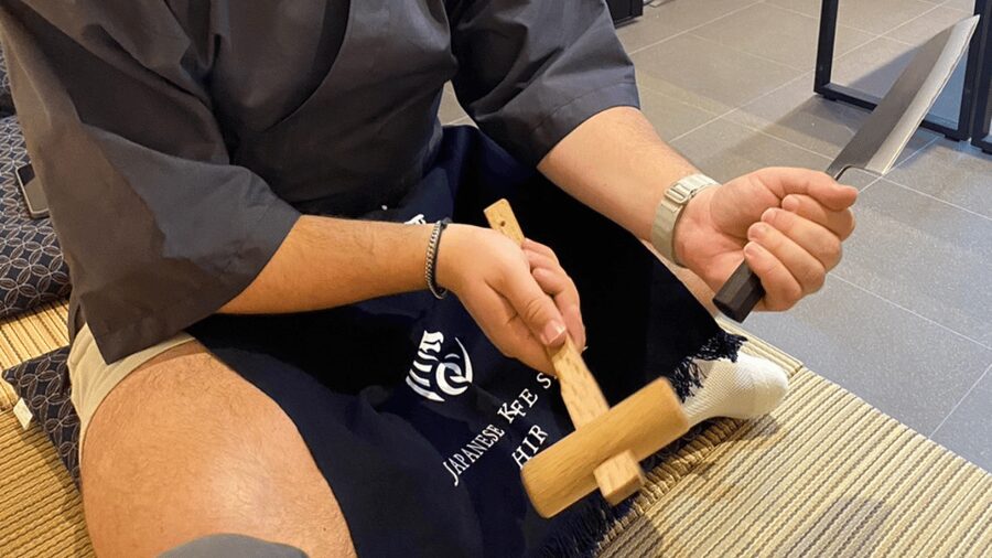 Kyoto: Beginner Knife Sharpening & Handle Fitting Workshop - Learning wetstone sharpening without guessing