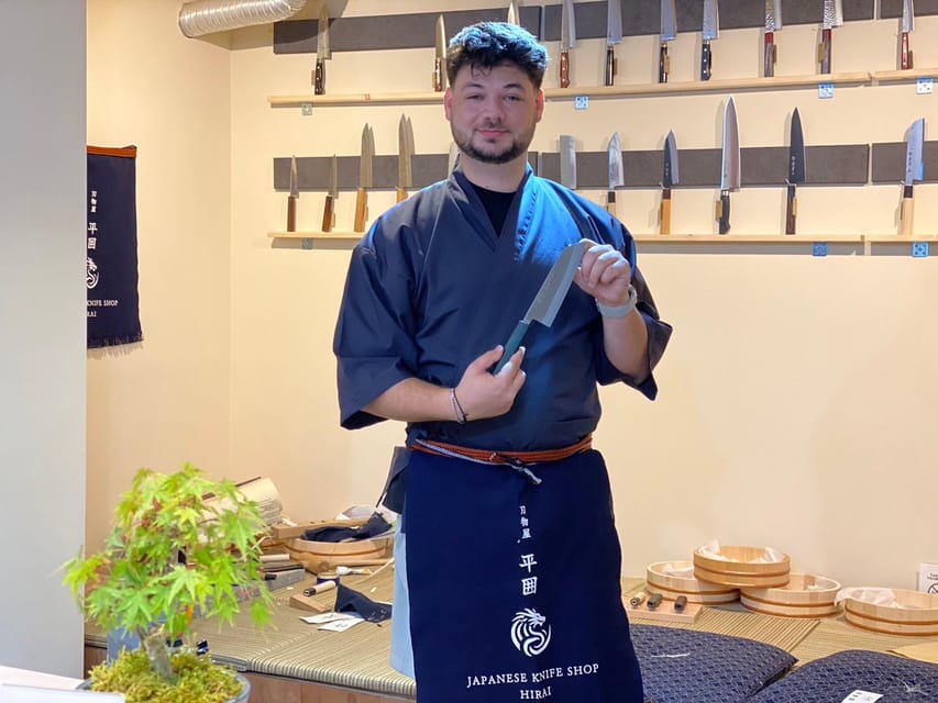 Kyoto: Beginner Knife Sharpening & Handle Fitting Workshop - Choosing between Santoku, Deba, and Yanagi