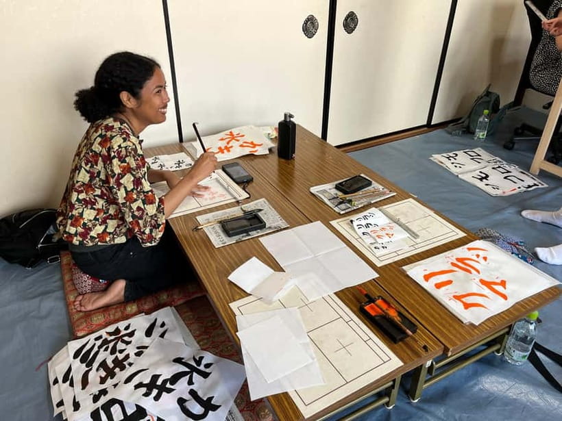 Kyoto: Calligraphy class at Buddhist temple in city center - Who will enjoy this most