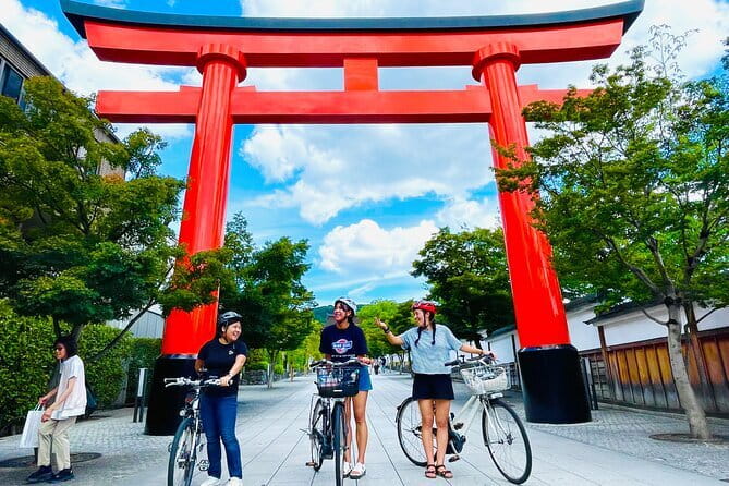 Kyoto E-Bike Tour of Hidden Gems, Backstreets and Temples - Shimogamo Shrine reaches into ancient woodland