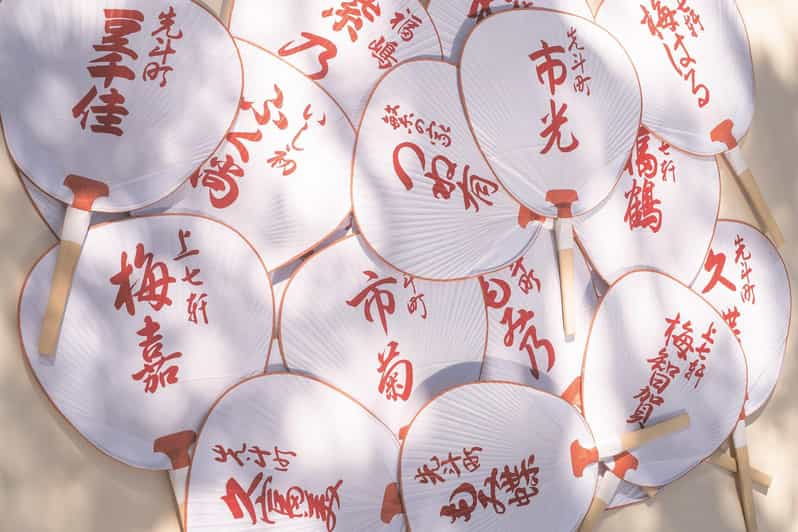 Kyoto:Explore & Create Your Own traditional KYOMARU UCHIWA - What the two-hour schedule feels like