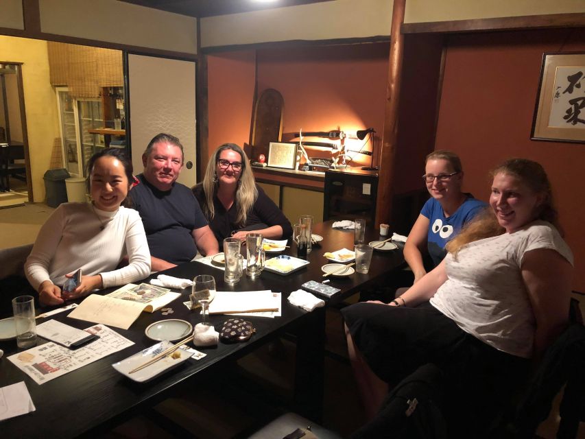 Kyoto: Foodie Night Tour in Gion with 9 dishes + 6 Sake - Walking through Pontocho Alley