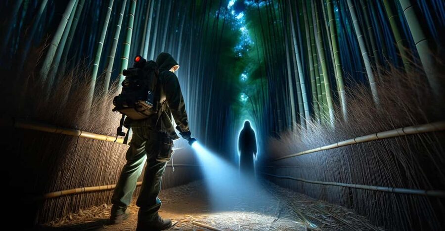 Kyoto: Ghost Tour - Legends, Dark Tales, Bamboo Forest Night - The opening drink and first ghost stories