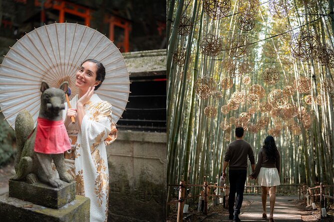 Kyoto Gion, Fushimi Inari, Arashiyama private Photoshoot - Choosing Fushimi Inari or Arashiyama instead