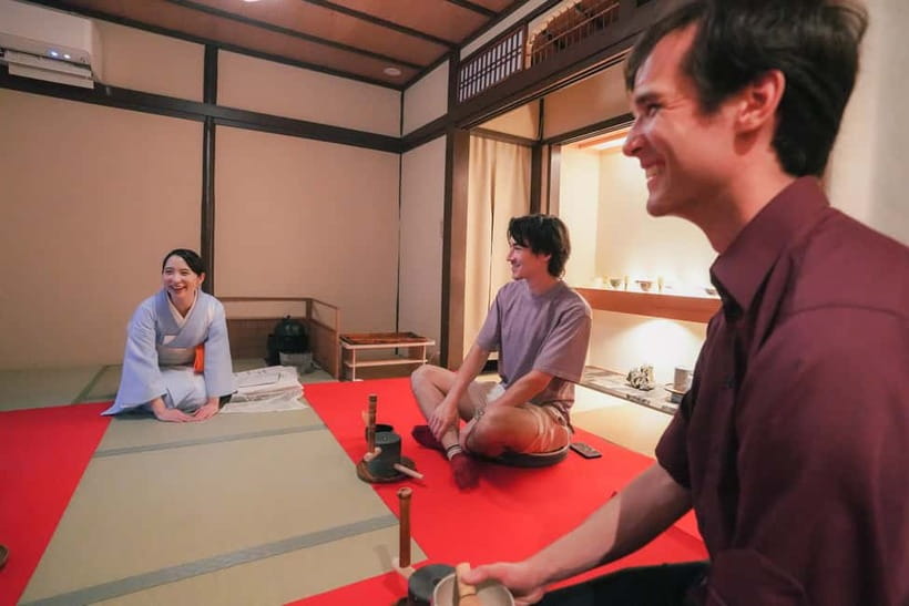 Kyoto Gion Tea ceremony & Wabi-sabi Walking Tour - Meeting in Gion beside the Izumo no Okuni statue