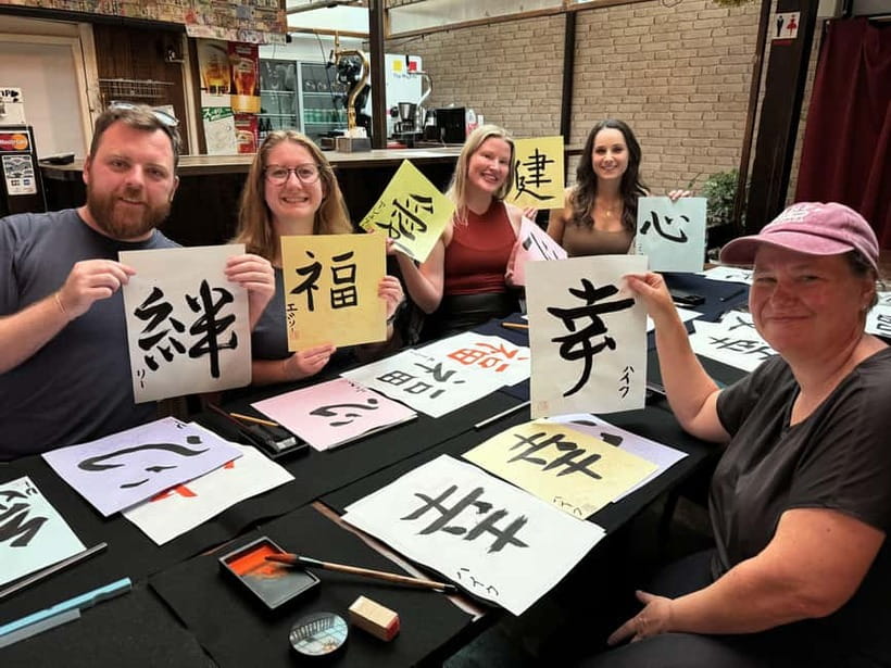 Kyoto: Japanese Calligraphy Workshop - Finding Gojo Paradiso beside the Takase River