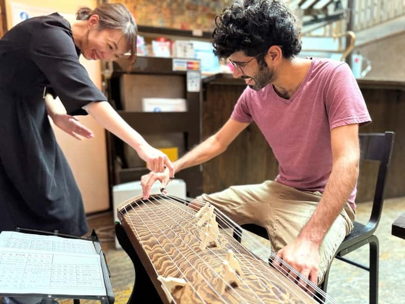 Kyoto: Japanese Koto Musical Instrument Class - Why Sakura Sakura Makes a Good First Song