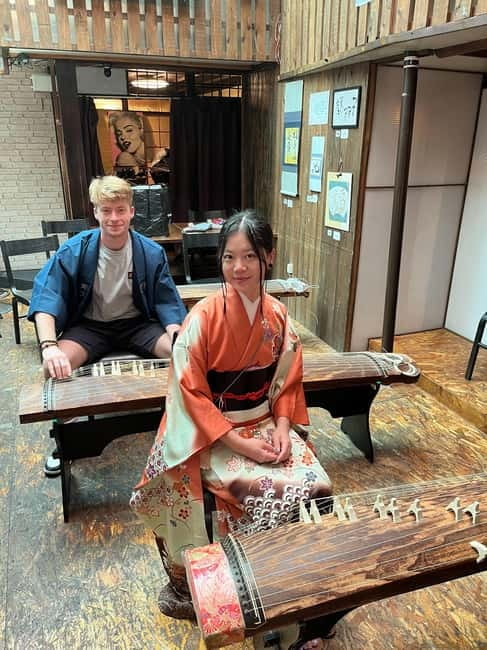 Kyoto: Japanese Koto Musical Instrument Class - A Patient Lesson for First-Time Musicians