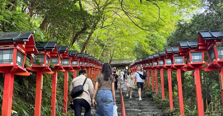 Kyoto: Kifune Shrine and the Sacred Kifune Valley Day Trip - Arriving at Kifune-guchi Station