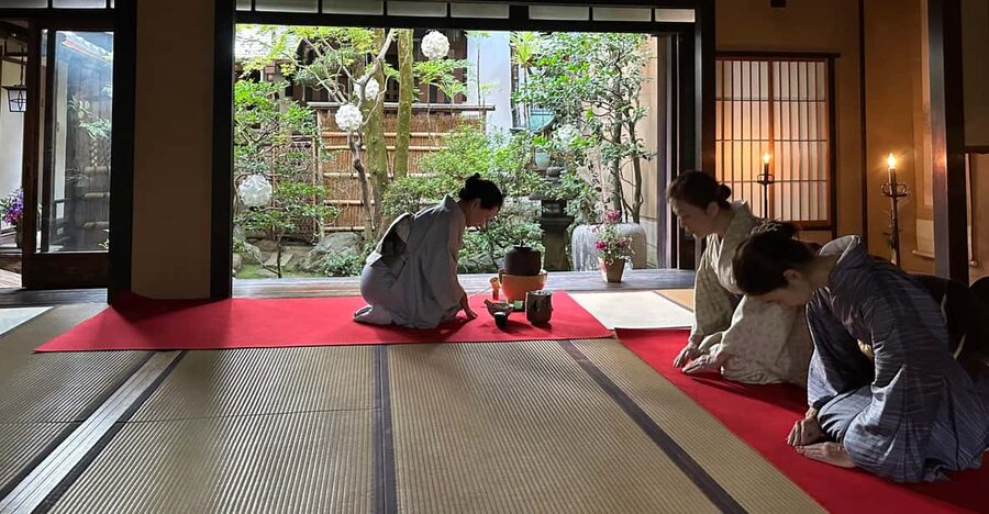 Kyoto: Kimono and Tea Ceremony Experience at Cultural Asset - Touring the rooms and historic objects