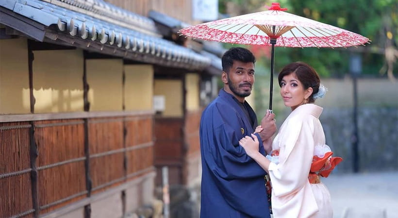 Kyoto Kimono Rental mimosa ｜Kimono/Yukata Rental Couple Plan - What is included for women and men