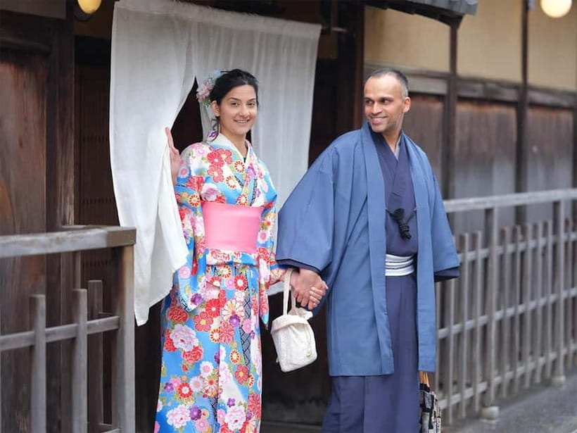 Kyoto Kimono Rental mimosa ｜Kimono/Yukata Rental Couple Plan - Choosing between kimono and yukata