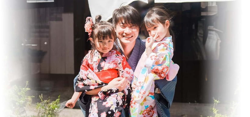 Kyoto Kimono Rental mimosa｜Kimono/Yukata Rental Family Plan - Choosing kimono for children and adults