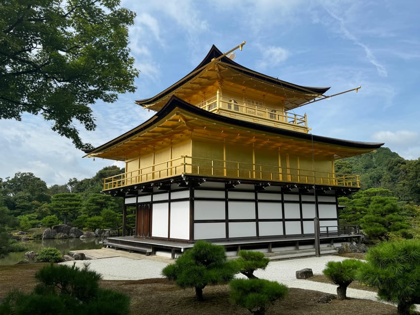 Kyoto: Kinkakuji, Golden Pavilion Guided Tour - The first look at the Golden Pavilion