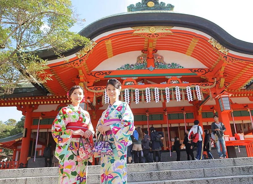 Kyoto:Kiyomizu-dera Temple Rent a kimono and ride a rickshaw - What the $83 price really buys
