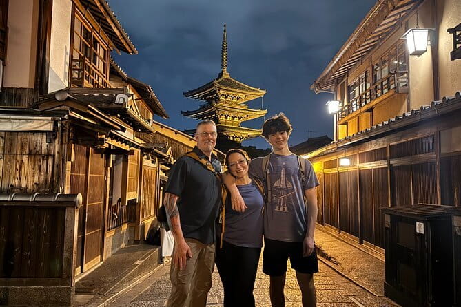 Kyoto Magical Night English Tour: Gion & Fushimi Inari Shrine - Hanamikoji Street and the old Gion district