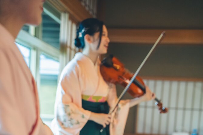 Kyoto: Matcha & Traditional Japanese Music Immersive Experience - Koto and violin in one small Kyoto program