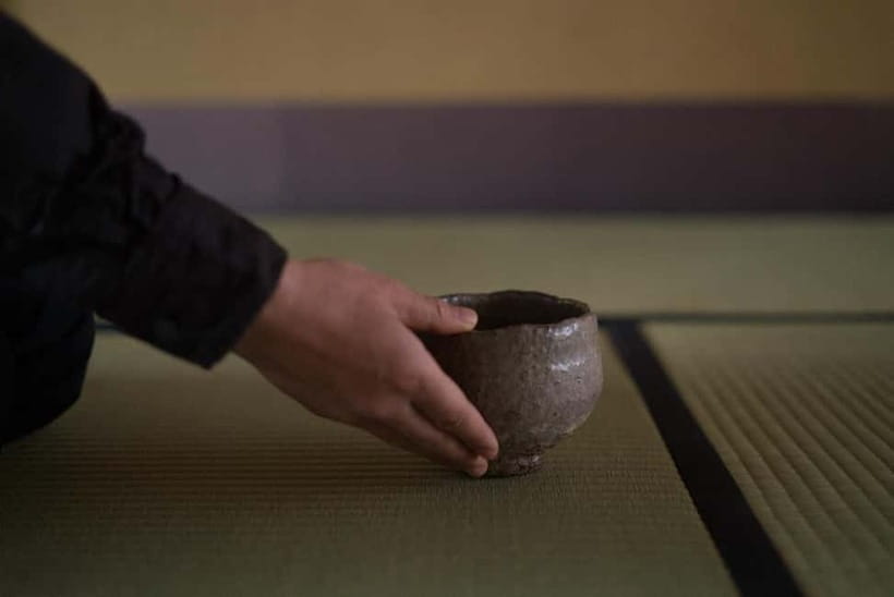 Kyoto: Mindful Tea Ceremony in 100-Year-Old Teahouse - Drinking from the bowl
