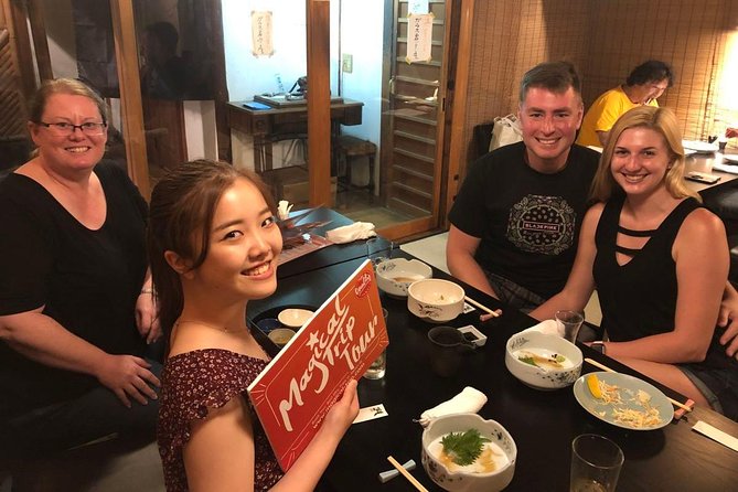 Kyoto Night Foodie Tour in Gion (9+ dishes + 6 Sake tastings) - Starting near the Izumo-no-Okuni statue
