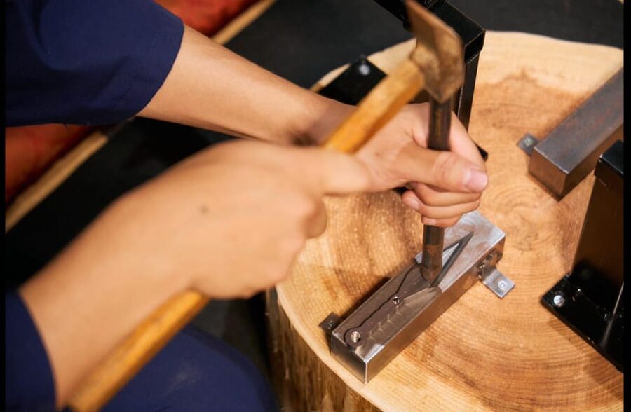 Kyoto: Ninja Weapon Forging Experience - Kanji engraving makes the keepsake personal