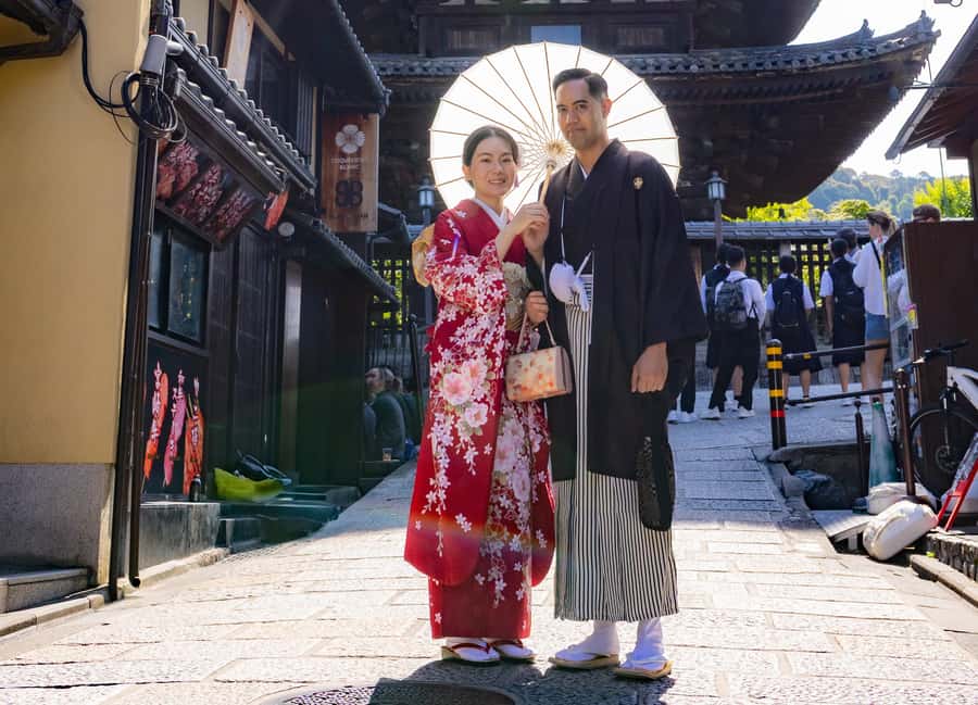 Kyoto: Premium Kimono Rental for 1 day to stroll around - What happens during the one-hour preparation