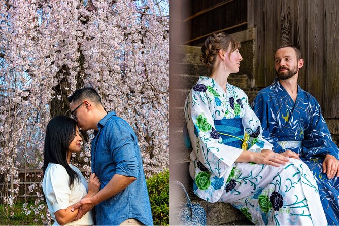 Kyoto Private Kimono Photoshoot for Couple and Solo - Keage Incline changes the look completely