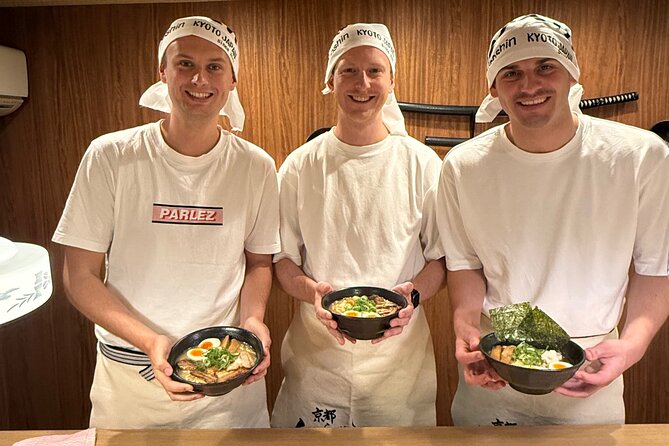 Kyoto Ramen Bowl Painting and Michelin Cooking Class - Painting your own ramen bowl upstairs