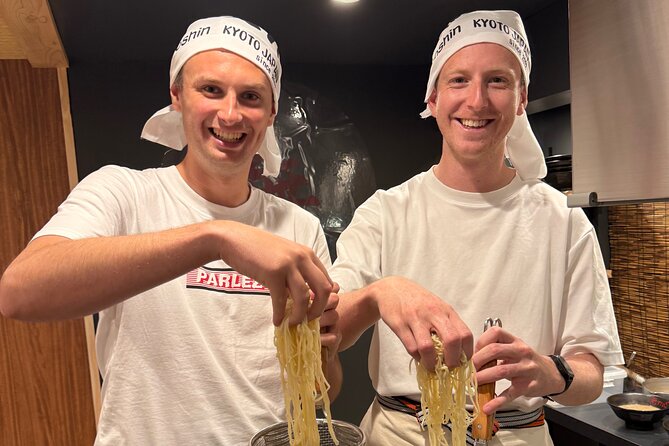 Kyoto Ramen Bowl Painting and Michelin Cooking Class - A bandana and a meal you made yourself