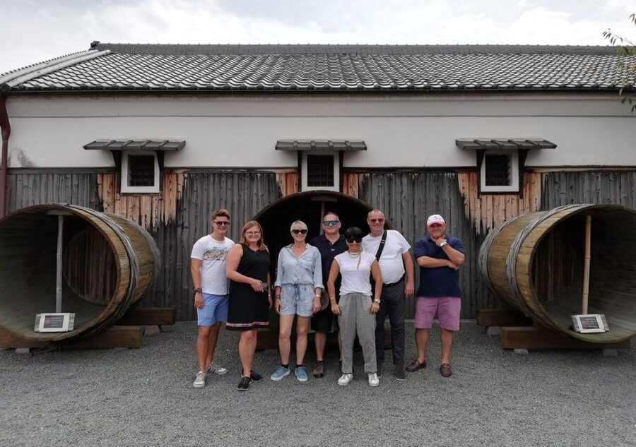 Kyoto Sake Brewery Tour - Walking through Fushimi’s brewery streets