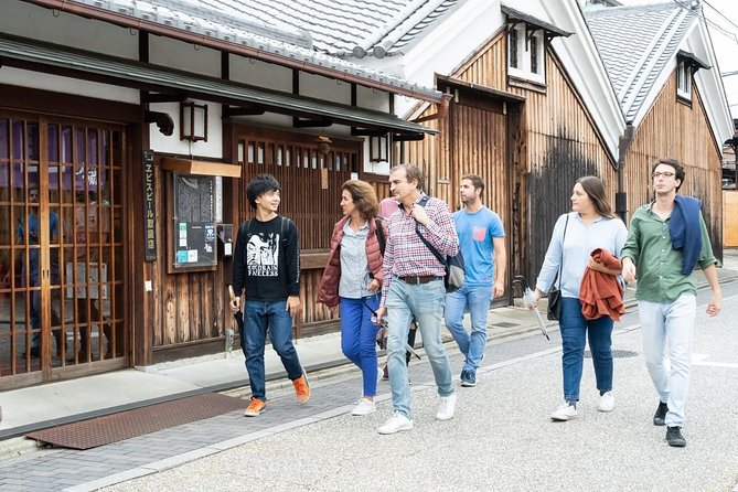 KYOTO Sake Tasting Tour at Local Breweries(tasting fee included) - A sake bar, garden setting, and food court pause