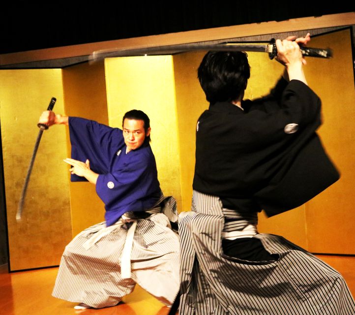 Kyoto: Samurai Kenbu Traditional Sword Dancing Show - The Short Sword Lesson at the End
