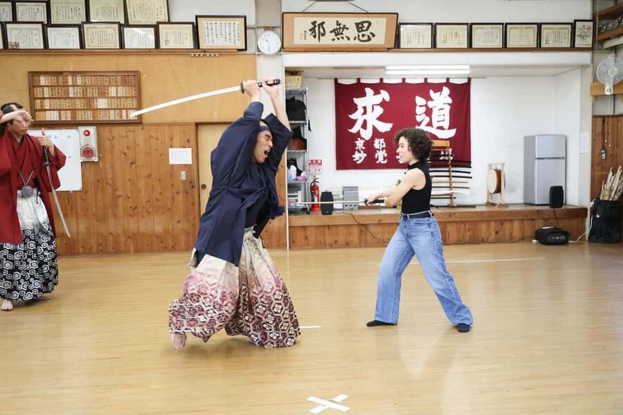 Kyoto: Samurai Sword & Kimono Action Filming Experience - Filming your own samurai action scene