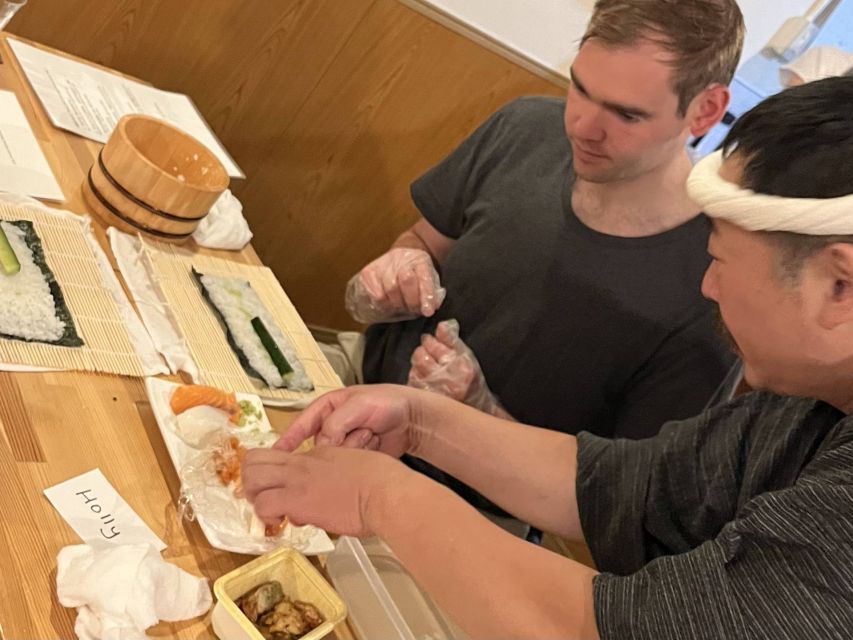 Kyoto: Sushi Making Class with Sushi Chef - Making maki rolls with a special tool