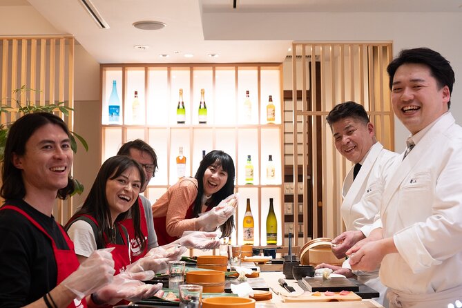 Kyoto Sushi Making Experience with a Professional Sushi Chef - Tempura, Two Drinks, and Sake Pairing
