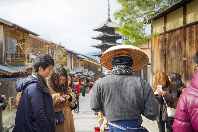 Kyoto Tea Ceremony & Kiyomizu-dera Temple Walking Tour - Entering Kiyomizu-dera and its wooden stage