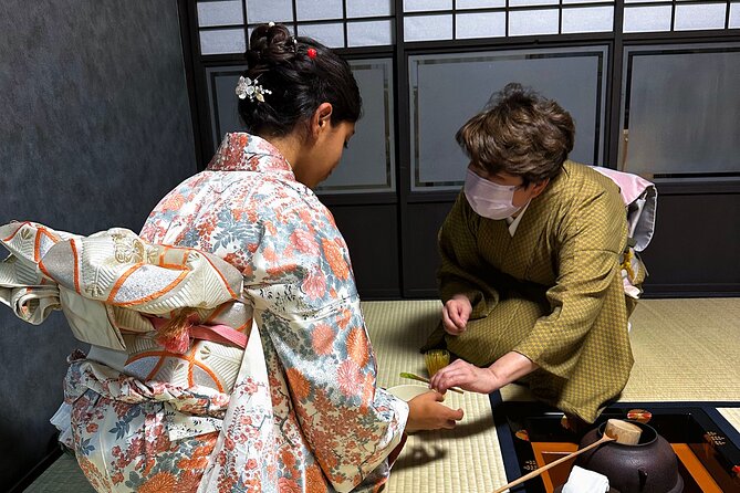 KYOTO Tea Ceremony with kimono near by Imamiya Jinjya Shrine - Timing, location, and what to plan around it