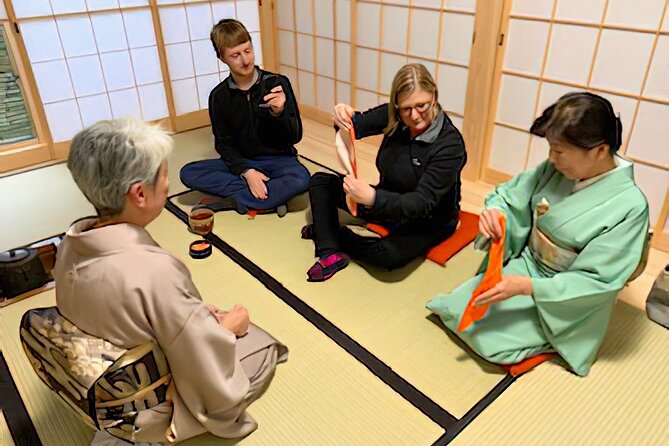 KYOTO Tea Ceremony with kimono near by Imamiya Jinjya Shrine - Who will enjoy this most