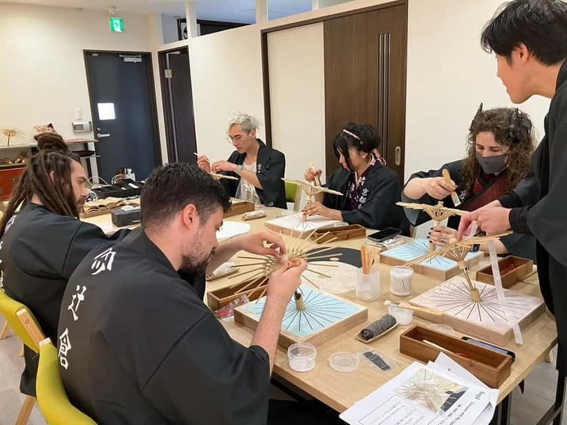 Kyoto: Traditional Mini Umbrella Making Workshop - Making a Kyoto keepsake instead of buying one
